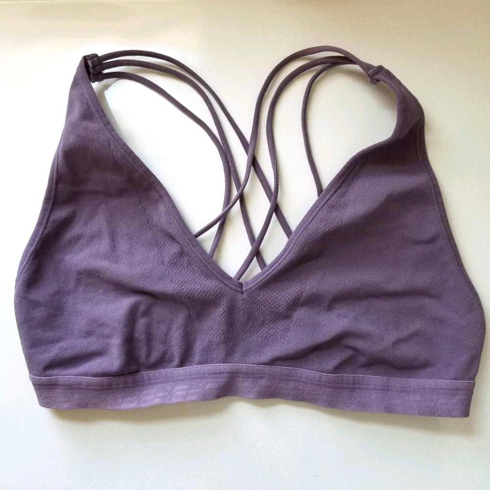 Fabletics Thea SculptKnit Bralette- purple